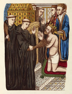 The penance of Henry II at Becket's tomb